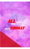 All Genders Should Be Treated Equally