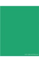 Dot Grid Notebook: Extra Large Dotted Pages for Journaling & Writing - Minimalist Green(Solid Color Softcover Note Books)