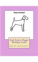 Irish Terrier Happy Birthday Cards