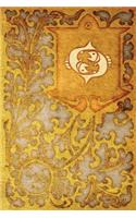 Monogram Pisces Journal: Blank Notebook Diary Log(76 Monogram Nouveauone 365 Lined)