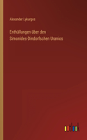 Enthüllungen über den Simonides-Dindorfschen Uranios