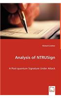 Analysis of NTRUSign
