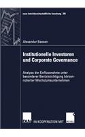 Institutionelle Investoren Und Corporate Governance