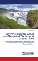 Difference between Actual and Theoretical Discharge at Gauge Station