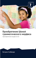 Приобретение Шоной грамматического морф&