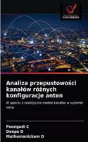 Analiza przepustowosci kanalów róznych konfiguracje anten