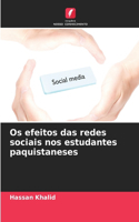 Os efeitos das redes sociais nos estudantes paquistaneses