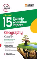 Arihant ICSE Sample Question Papers Class 10 Geography Book for 2024 Board Exam