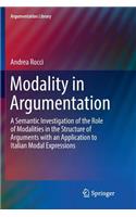 Modality in Argumentation