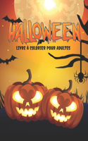 Halloween Livre à Colorier Pour Adultes