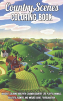 Country Scenes Coloring Book