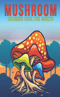 Mushroom Coloring Book For Adults
