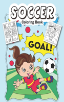 Soccer Coloring Book