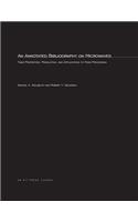 Annotated Bibliography on Microwaves