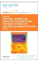 Workbook and Competency Evaluation Review for Mosby's Textbook for Long-Term Care Nursing Assistants - Elsevier eBook on Vitalsource (Retail Access Card)