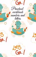 Preschool workbook numbers and letters