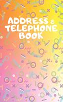 Address & Telephone Book: Organizer Contacts (6 x 9 in, 360 Contacts) - Addresses, Telephone Numbers, Emails, Birthday & Extra Notes - Alphabetical Information Journal & Note