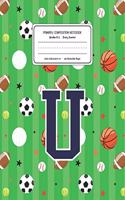 Primary Composition Notebook Grades K-2 Story Journal U