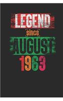 Legend Since August 1963