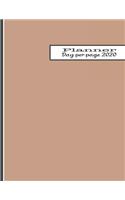 Day per page planner 2020