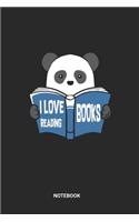 I Love Reading Books Notebook