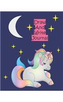 Unicorn Draw And Write Journal For Kids