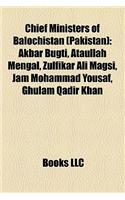 Chief Ministers of Balochistan (Pakistan)