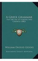 A Greek Grammar