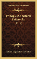 Principles Of Natural Philosophy (1917): (English)