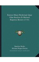 Rariora Musei Besleriani Quae Olim Basilius Et Michael Rupertus Besleri (1716)