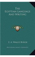 The Egyptian Language And Writing