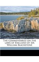The Commentaries on the Laws of England of Sir William Blackstone Volume 2