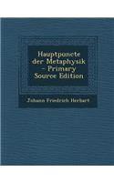 Hauptpuncte Der Metaphysik - Primary Source Edition