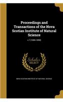 Proceedings and Transactions of the Nova Scotian Institute of Natural Science; V.7 (1886-1890)