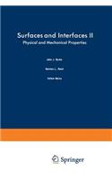 Surfaces and Interfaces II