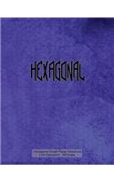 Hexagonal Graph Paper Notebook 1 cm hexagons - 160 pages