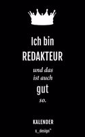 Kalender für Redakteure / Redakteur / Redakteurin