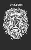 Wochenplaner mit Löwenkopf Mandala
