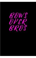 Bows over bros: Food Journal - Track your Meals - Eat clean and fit - Breakfast Lunch Diner Snacks - Time Items Serving Cals Sugar Protein Fiber Carbs Fat - 110 pag