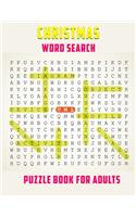 Christmas Word Search Puzzle Book For Adults