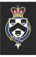 Lee: Lee Coat of Arms and Family Crest Notebook Journal (6 x 9 - 100 pages)