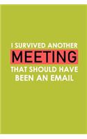 I Survived Another Meeting That Should Have Been An Email
