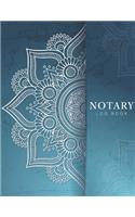 Notary Log Book: Mandala Design Cover A Simple Public Notary Records Logbook Official Journal Large Entry Notary Services Receipt Book(5 Notary Public Logbook Records and Management Large 8.5x11)