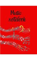 Blank Sheet Music Notebook, Notebook for Musicians, Music Composition Notebook: Ready to save your songs for the composer, students