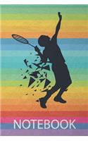 Notebook: Sports Notebook, Tennis Player Gift, Tennis Coach Journal, Tennis Book for Girls.
