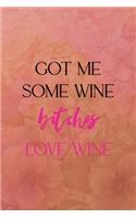 Got me some wine bitches love wine