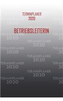 Terminplaner 2020 Betriebsleiterin