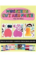 Fun Art Ideas (20 full-color kindergarten cut and paste activity sheets - Monsters): This book comes with collection of downloadable PDF books that will help your child make an excellent start to his/her education. Books are designed