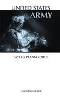 United States Army Weekly Planner 2018: 16 Month Calendar