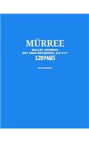 Murree Bullet Journal, Blue Monkey, Dot Grid Notebook, 8.5